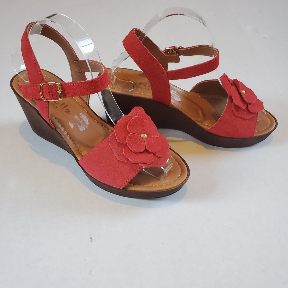 Mariella Suede Sandal Wedges